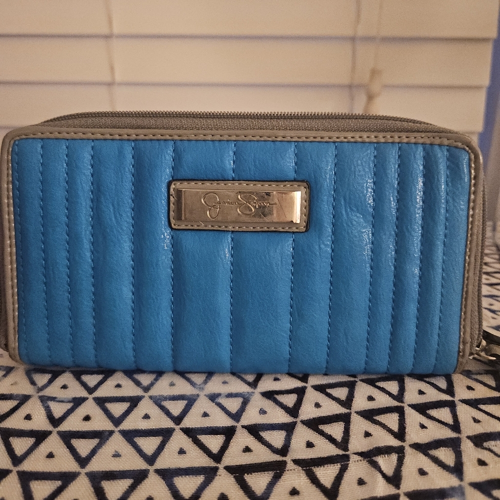 Jessica Simpson Double Zipper Wallet